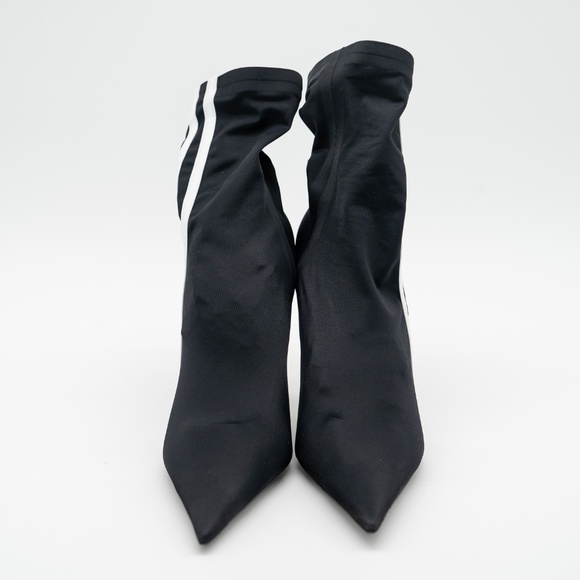 size 39 EU / 9 US Balenciaga adidas Knife Ankle Neoprene Sock Boots Black White - Picture 2 of 10